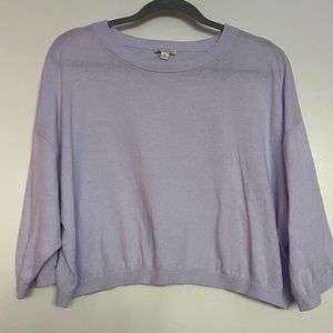 lilac/lavender crop top